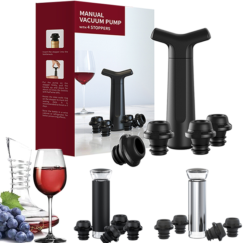 Vacuum Wine Stoppers Vacuum Pu - Wine Preservation Pump recension och pris