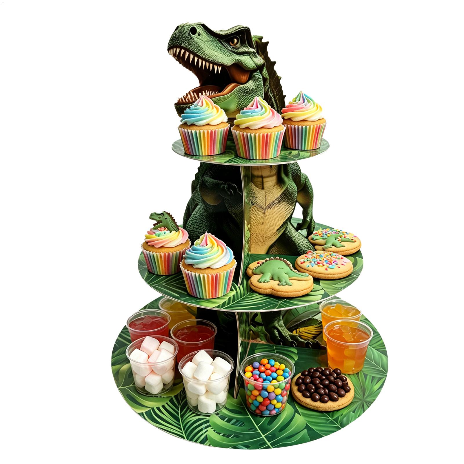 Cupcake Stand 3 Tiers Dinosaur - Home Bar Stand recension och pris