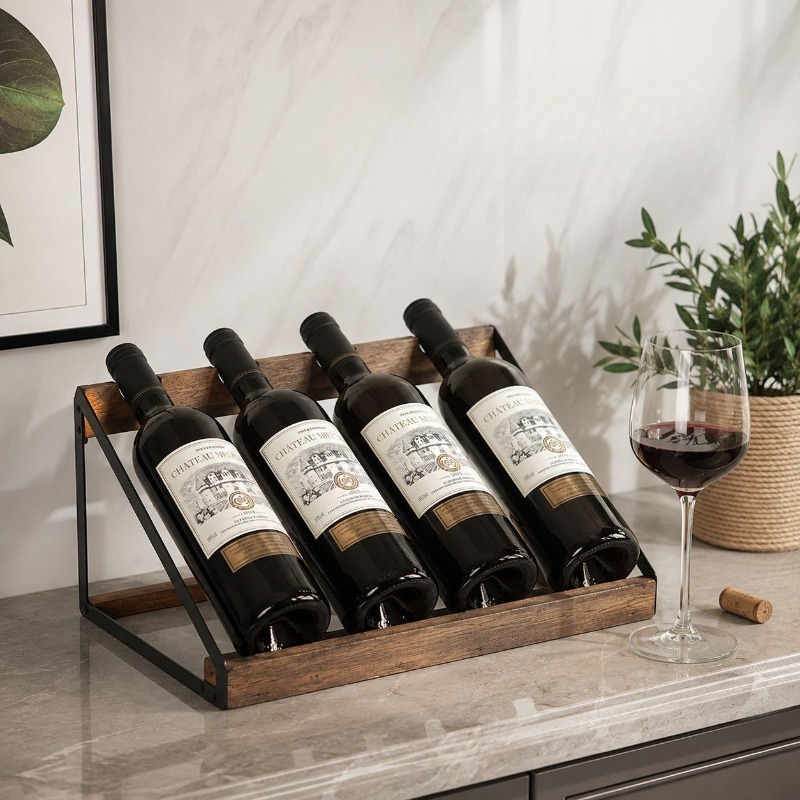 Home Bar Wooden Wine Rack Wine - Home Bar Stand recension och pris