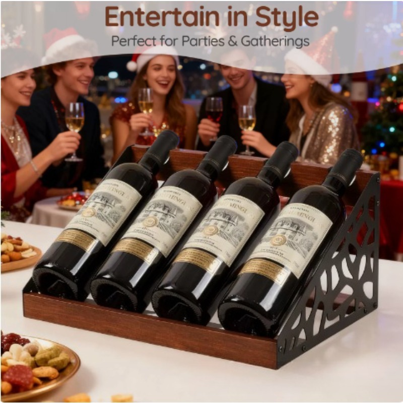 Home Bar Wooden Wine Rack Wine - Home Bar Stand recension och pris