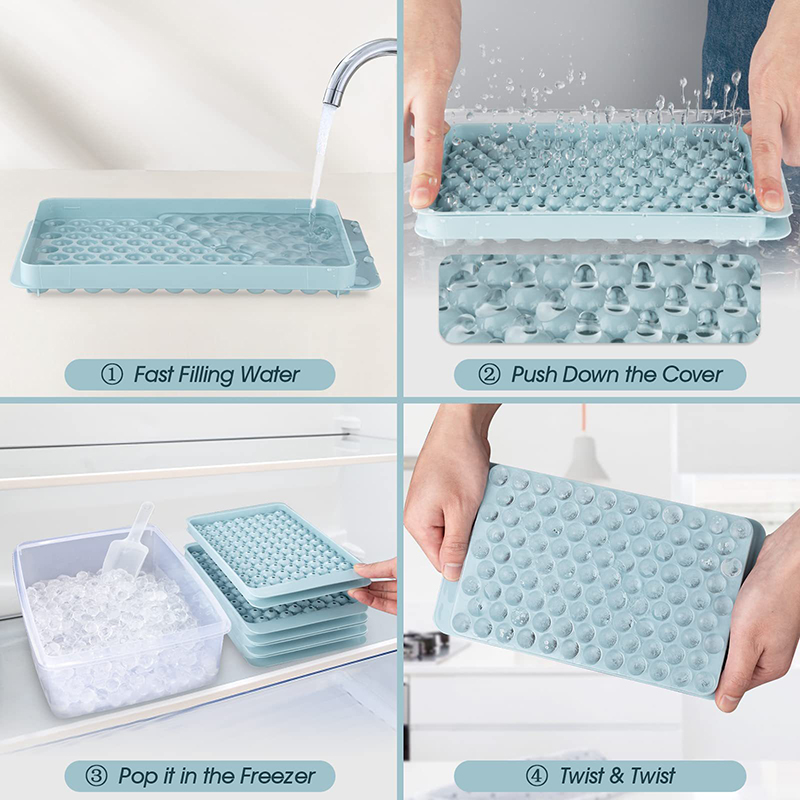 Mini Ice Cube Tray 104 Holes R - Ice Mold Sphere recension och pris