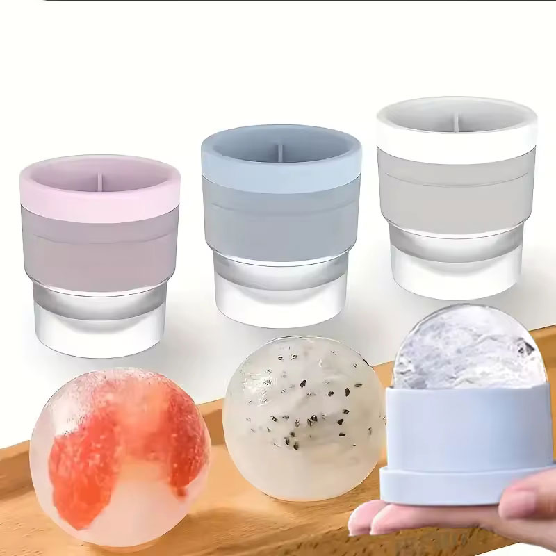 1/2pcs Silicone Round Ice Puck - Ice Mold Sphere recension och pris