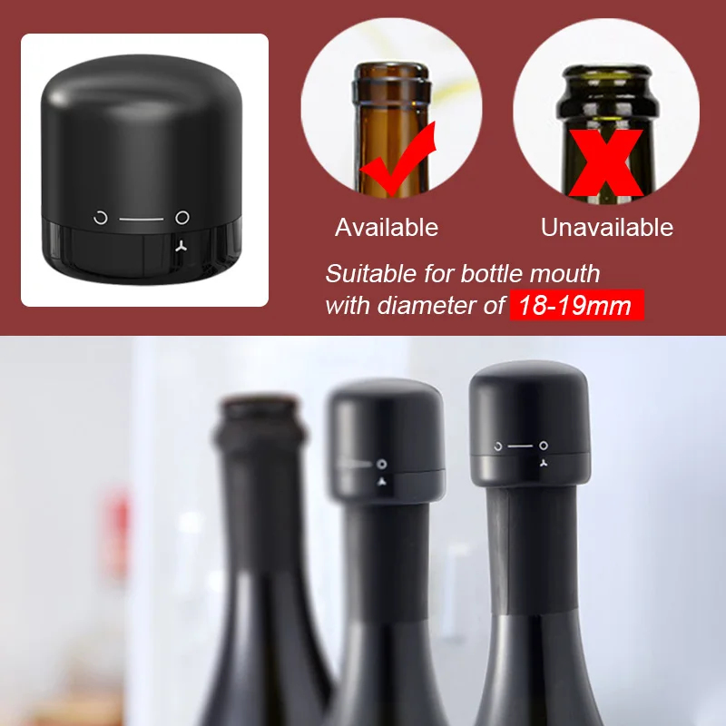 1-5pcs Vacuum Sealed Wine Bott - Wine Preservation Pump recension och pris