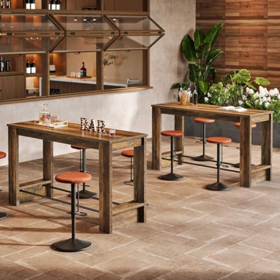 63'' Bar Table Set of 2, Count - Home Bar And Counter recension och pris