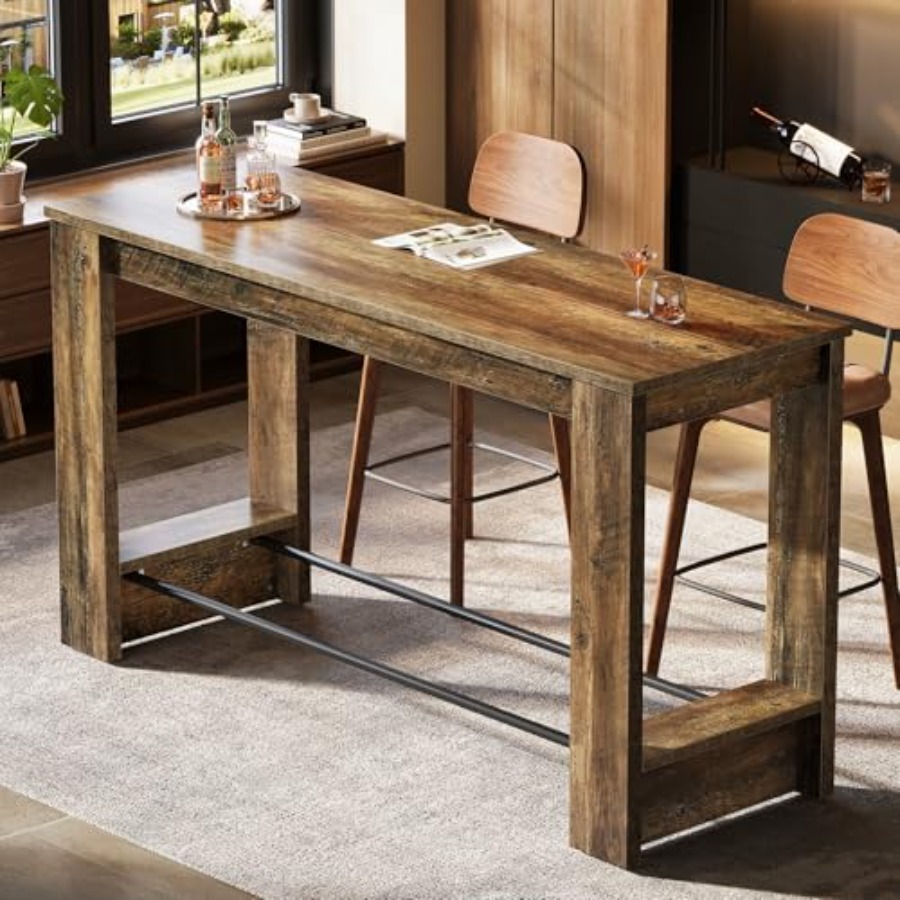 63'' Bar Table Set of 2, Count - Home Bar And Counter recension och pris