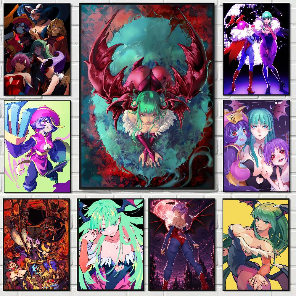 GAME Darkstalkers Anime Poster - Home Bar And Theater recension och pris