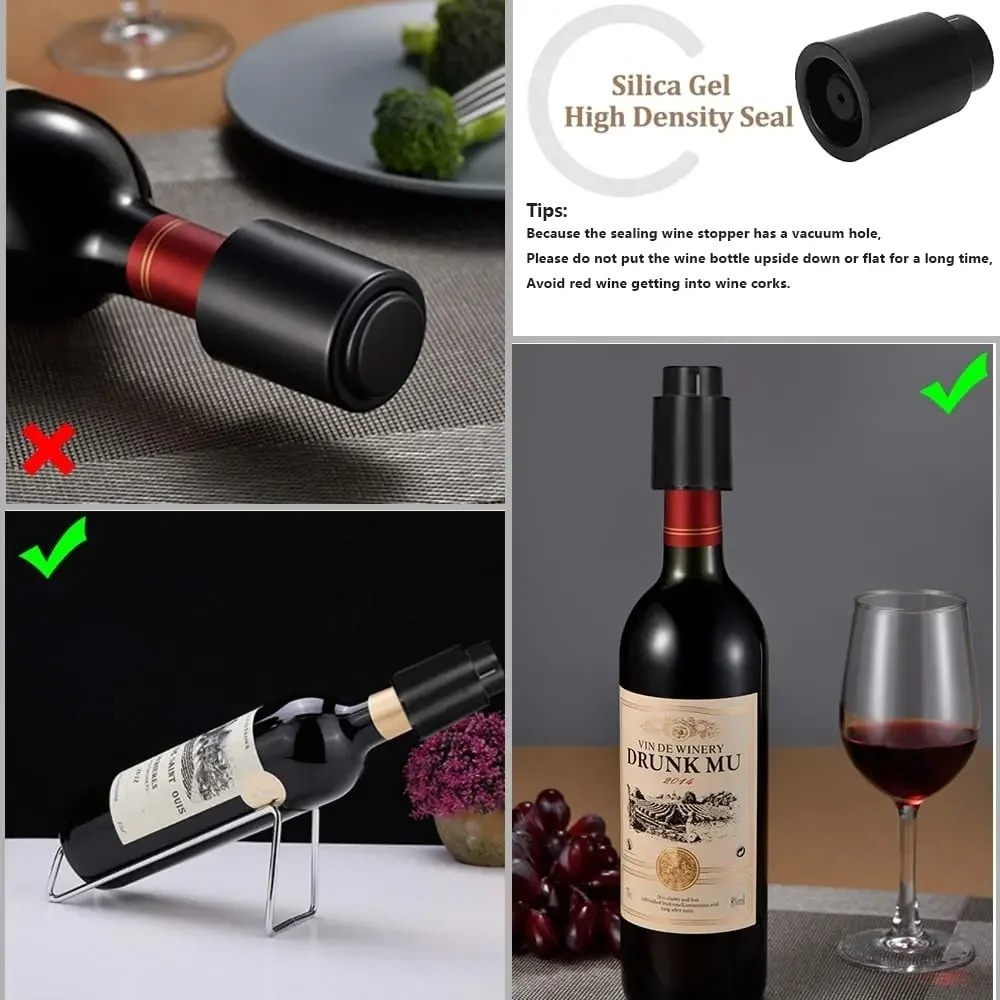 Push Type Vacuum Wine Preserve - Wine Preservation Pump recension och pris