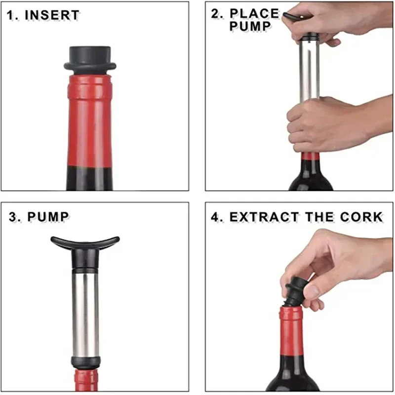Vacuum Wine Pump Kit with Wine - Wine Preservation Pump recension och pris
