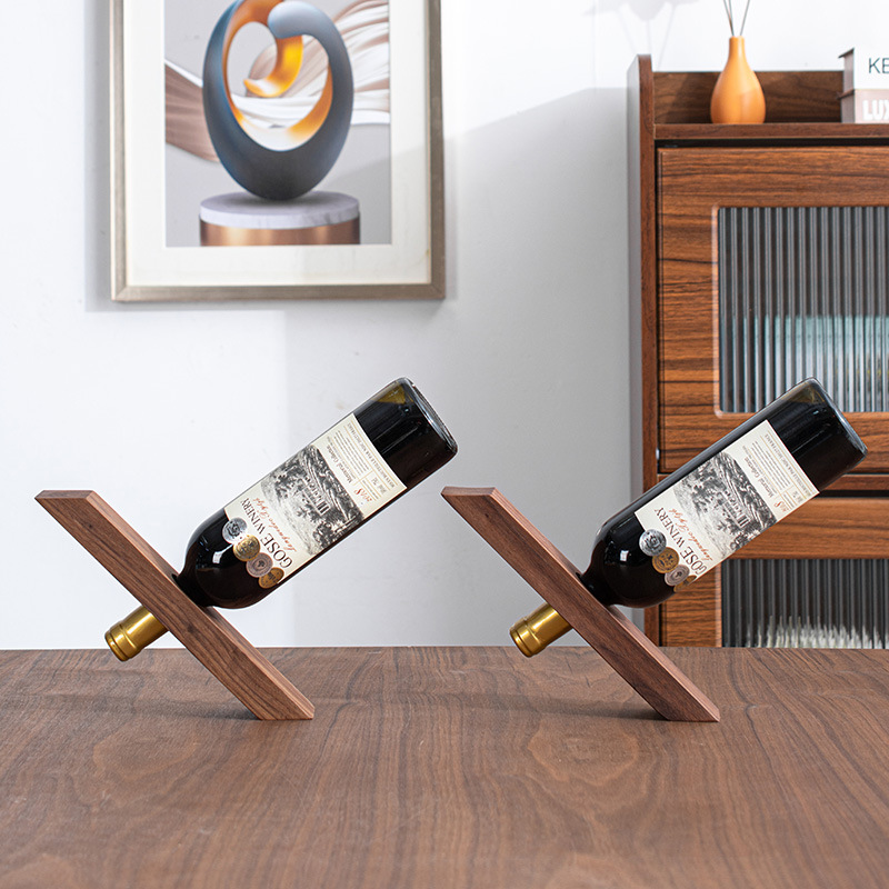 HeMu Minimalist Wooden Wine Bo - Home Bar Stand recension och pris