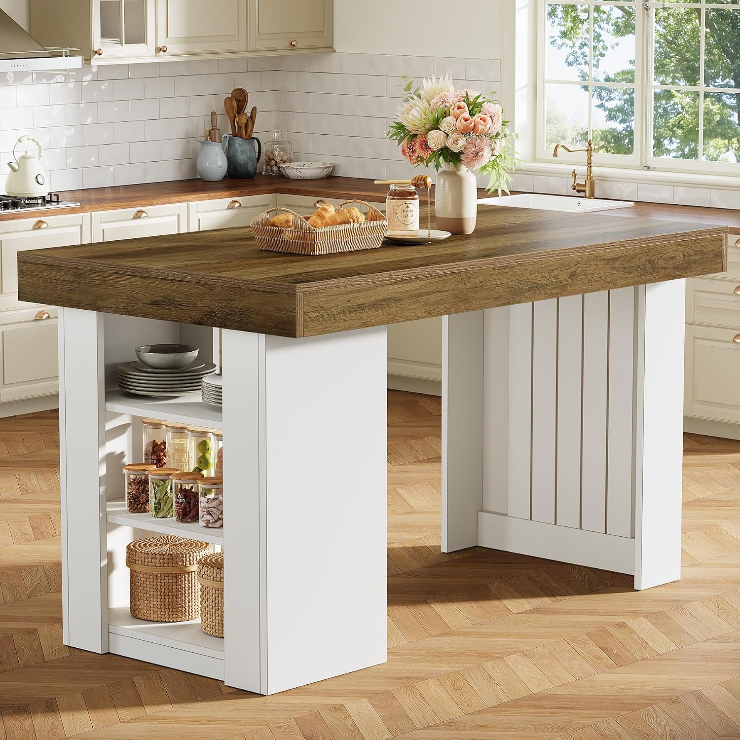 Kitchen Island with Storage, 5 - Home Bar And Counter recension och pris