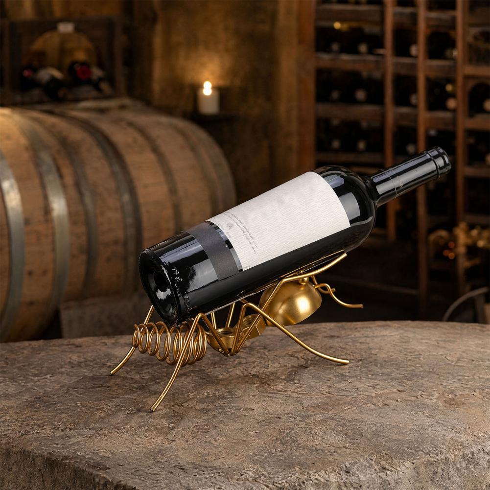 Solid Metal Wine Stand Unique  - Home Bar Stand recension och pris