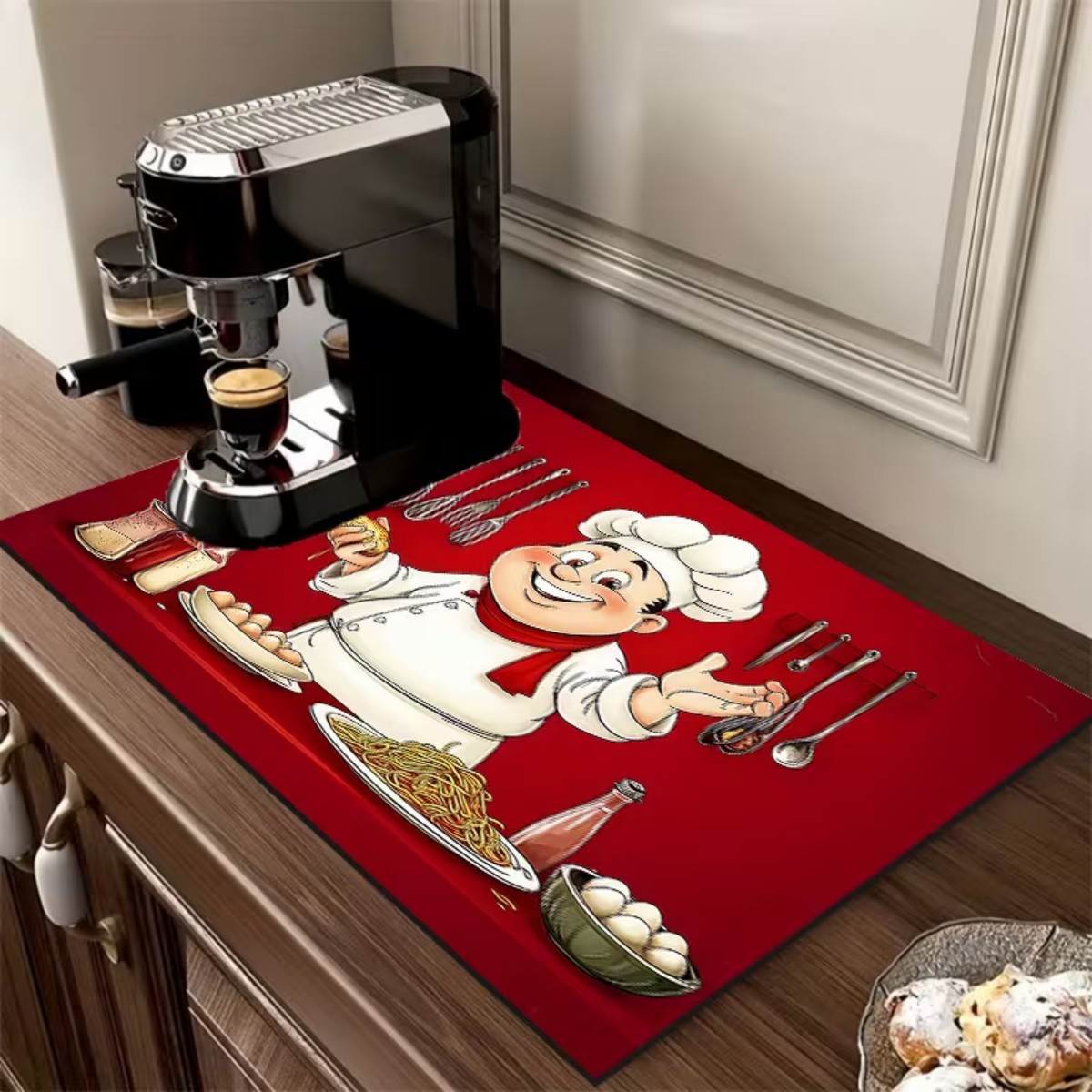 Square Kitchen Dish Mat Rubber - Bar Mat Rubber recension och pris