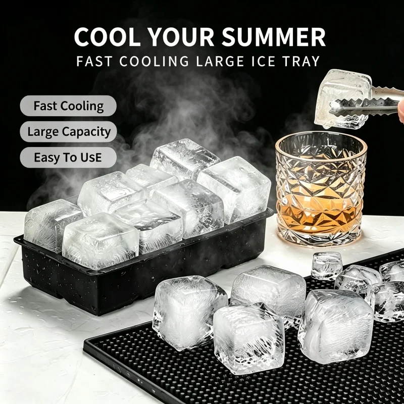 6 Cavity Ice Ball Mold Food Gr - Ice Mold Sphere recension och pris