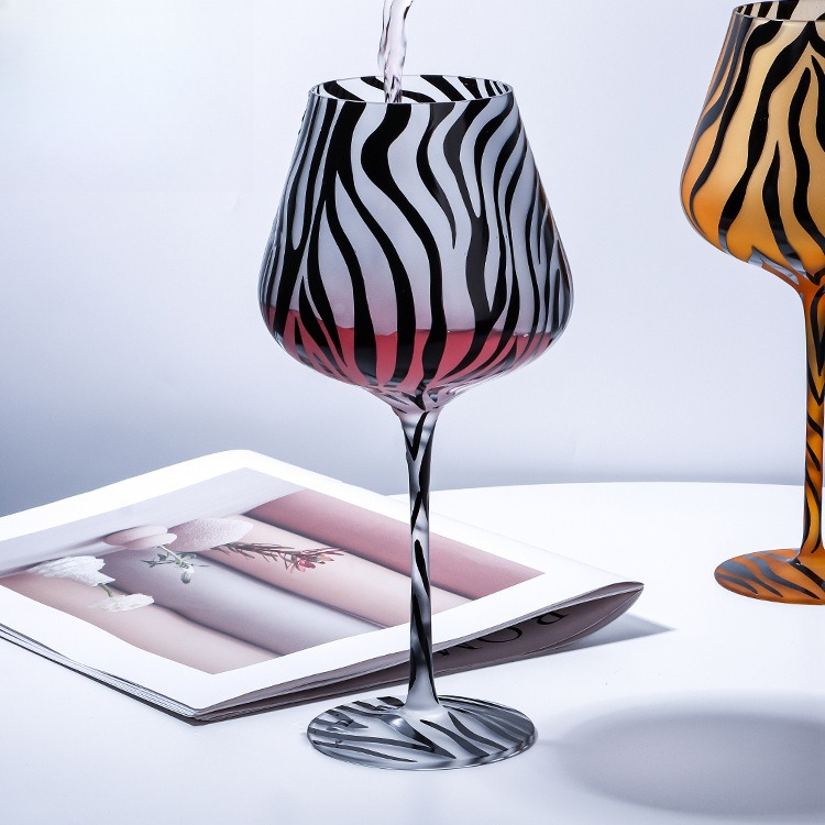 Creative Painted Tiger Leopard - Highball Glass Set recension och pris