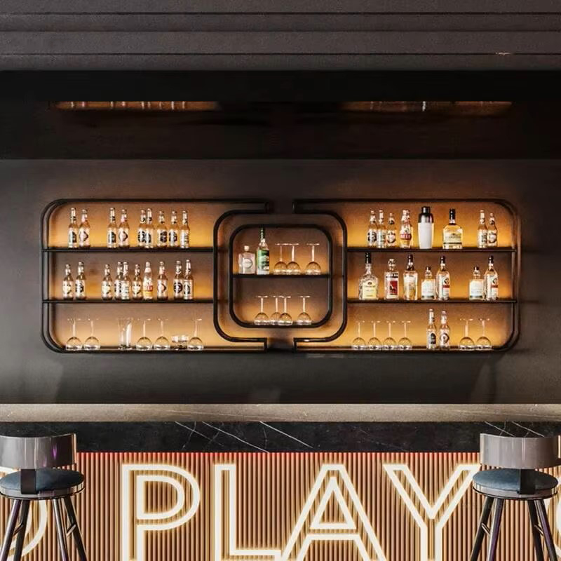 Simple Wrought Iron Wine Rack  - Home Bar And Counter recension och pris
